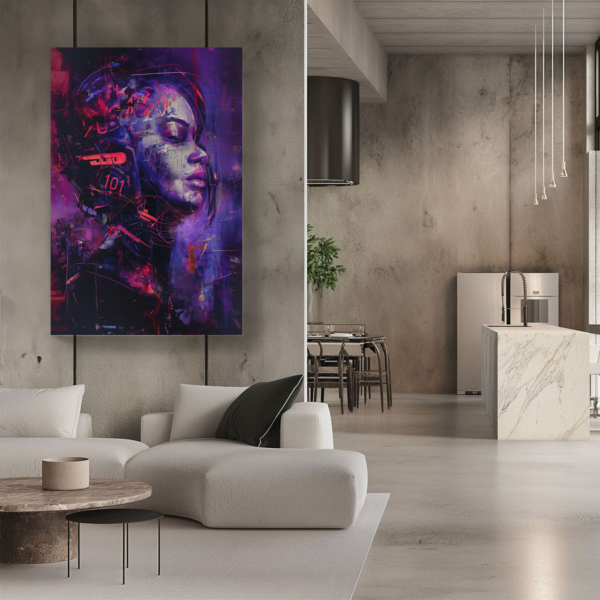 Purple Portrait #982