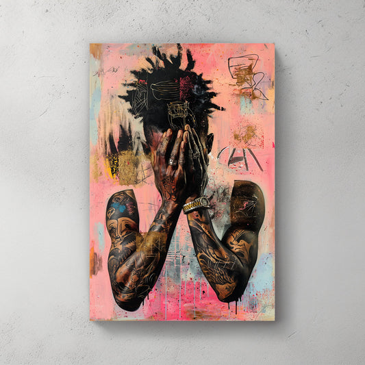 Never Give Up #987 Canvas Wall Art & Metal Prints
