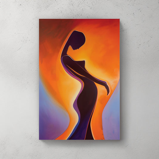 Curves #995 Canvas Wall Art & Metal Prints