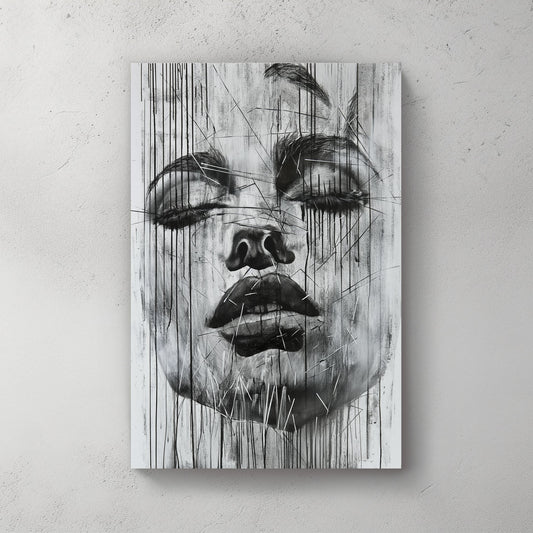 The Sketch #998 Canvas Wall Art & Metal Prints